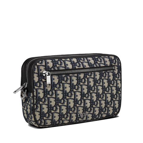 dior oblique jacquard clutch|DIOR.